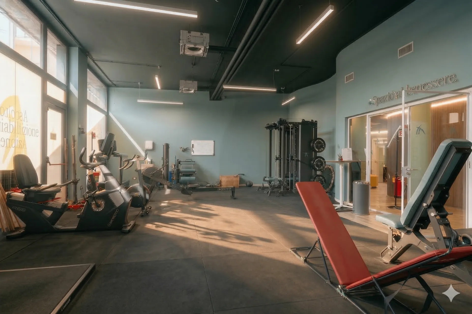 Palestra riabilitativa Basesana - Panoramica