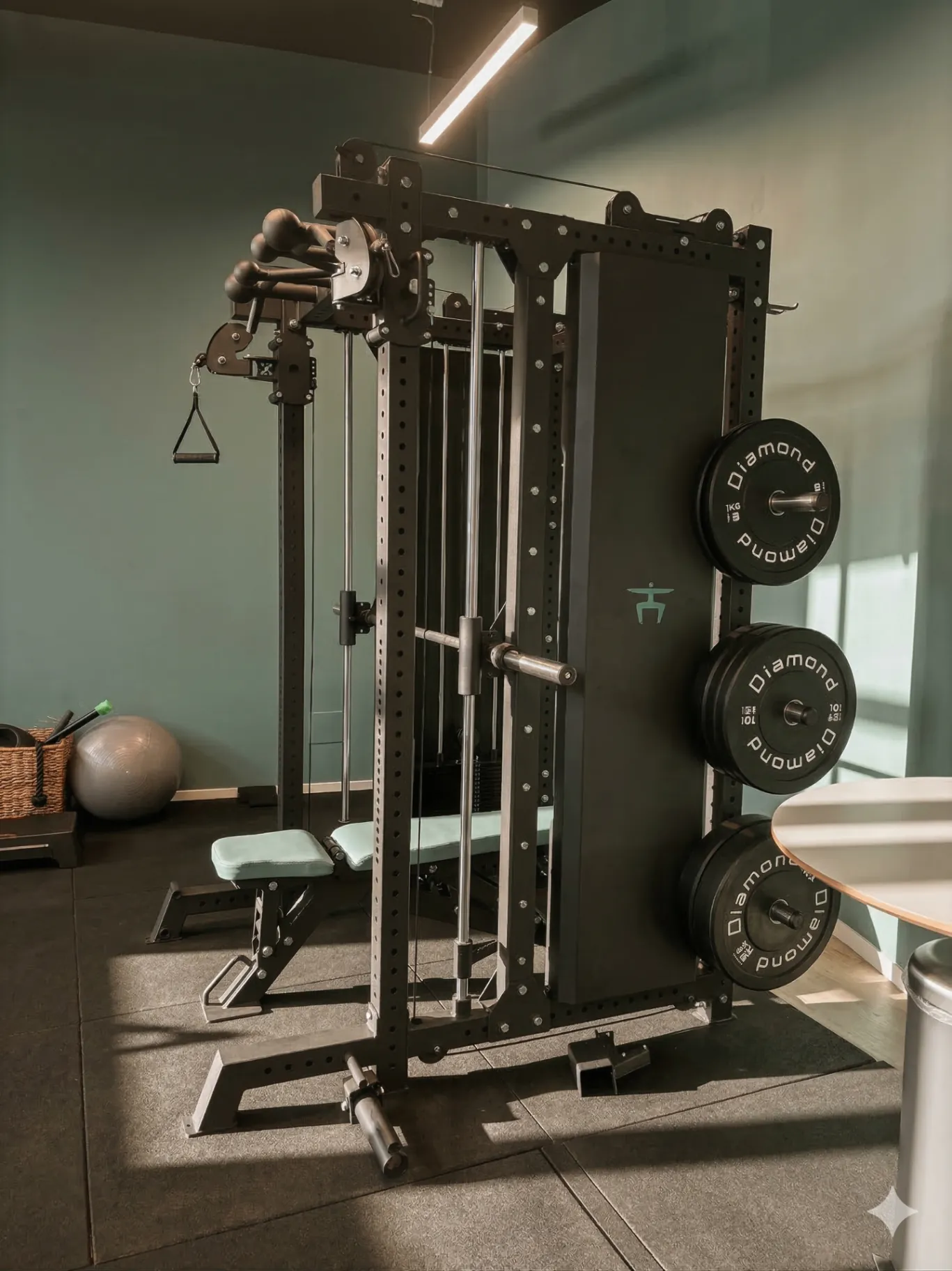 Palestra Basesana - Rack e pesi